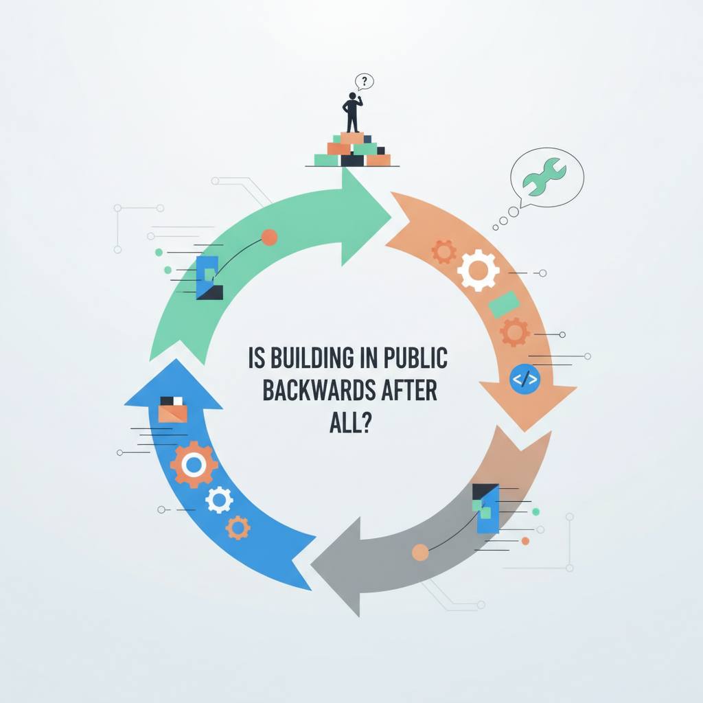 Is Building in Public Backwards After All?