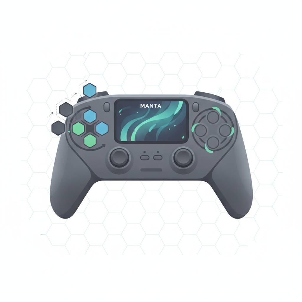 Genki's New Controller: Manta Features a Screen and Adjustable Buttons