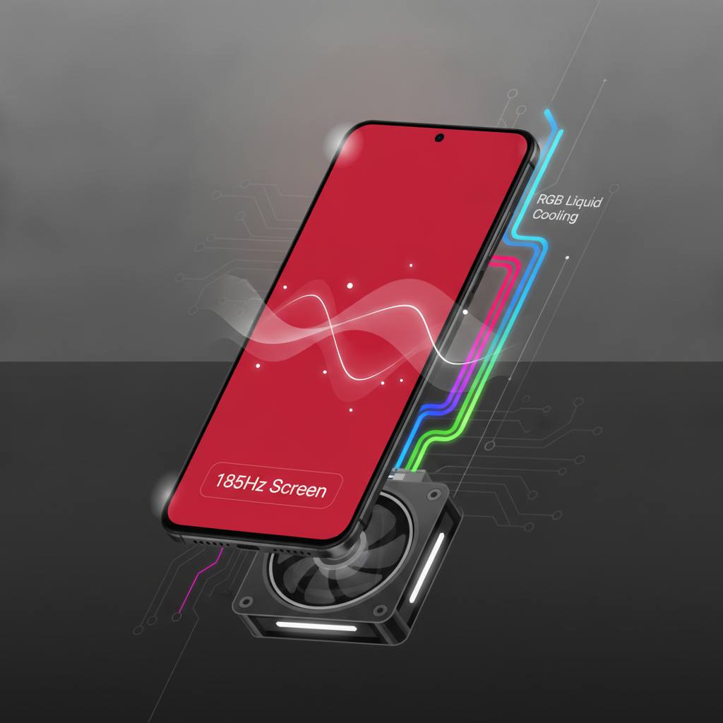 RedMagic 12 Pro+ يصل بشاشة 185 هرتز وتبريد سائل RGB